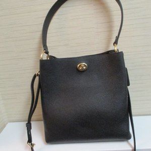 Coach charlie turnlock pebble bucket bag